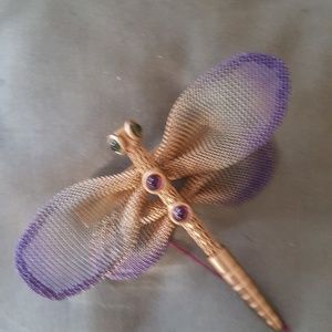 Special green and purple dragon pin.